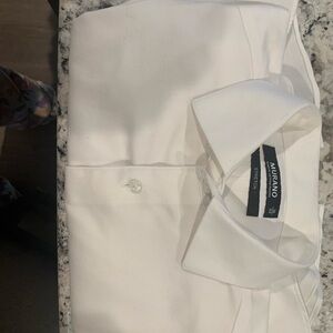 Murano Men's Classic White Dress Shirt